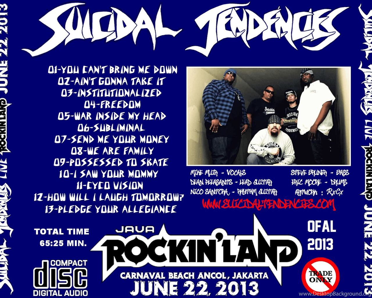 SUICIDAL TENDENCIES Thrash Metal Heavy Poster F_PNG Wallpaper