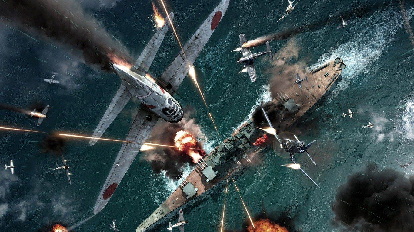 Battleships Battlestations Midway Concept Art Fighters Japanese