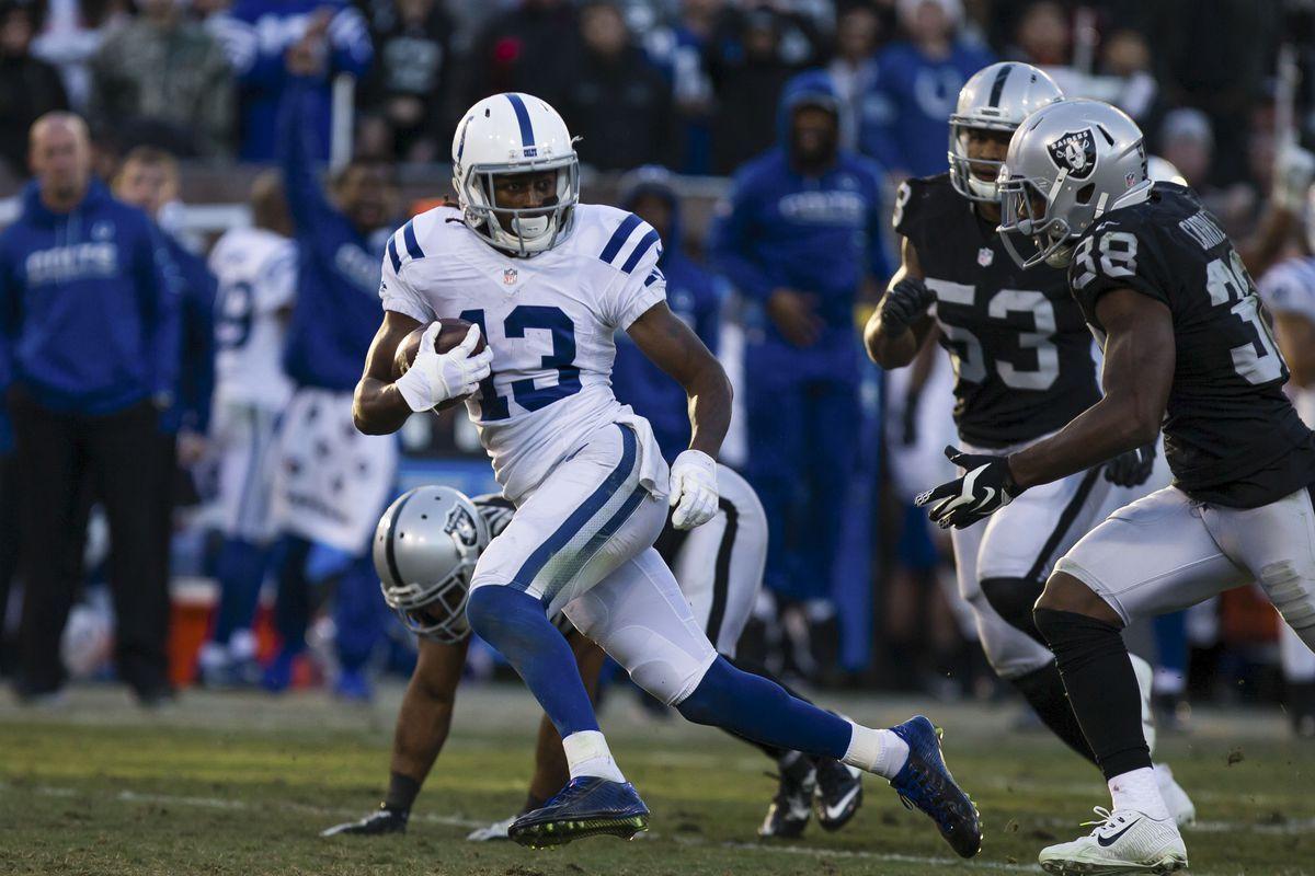 With one week to go, T.Y. Hilton leads the NFL in receiving yards