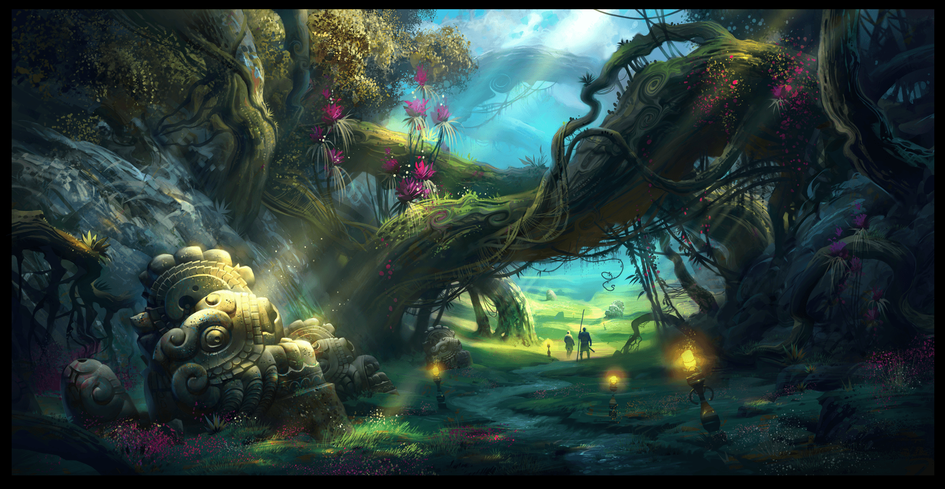 Enchanted Magical Forest Enchanted Forest By Adimono On