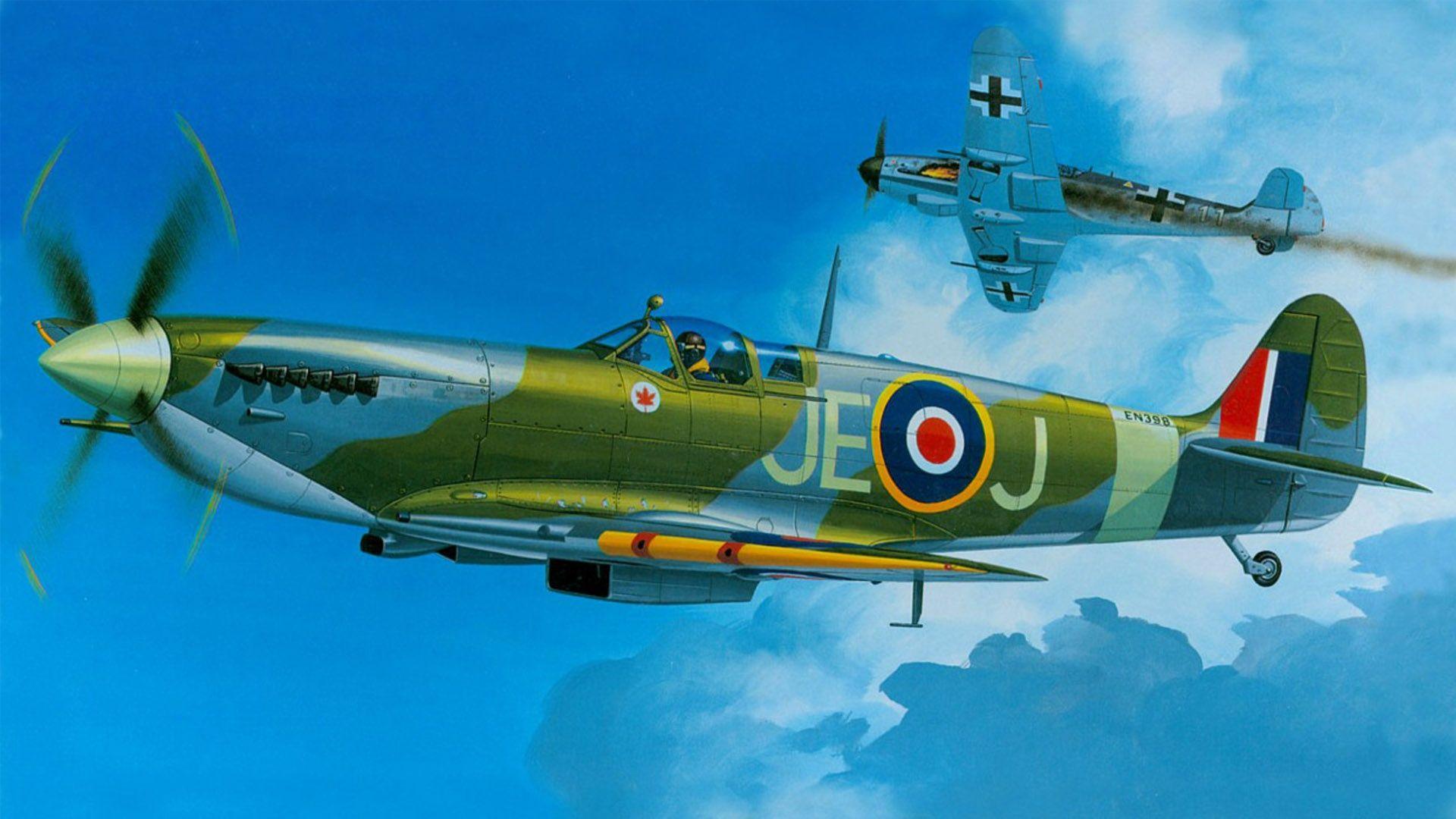 Supermarine Spitfire Full HD Wallpaper and Backgroundx1080