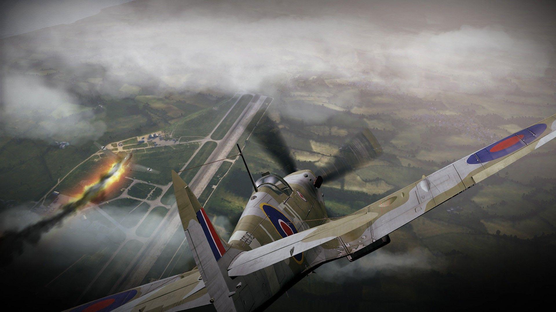 HD English fighter Supermarine Spitfire wallpaper EnglishD