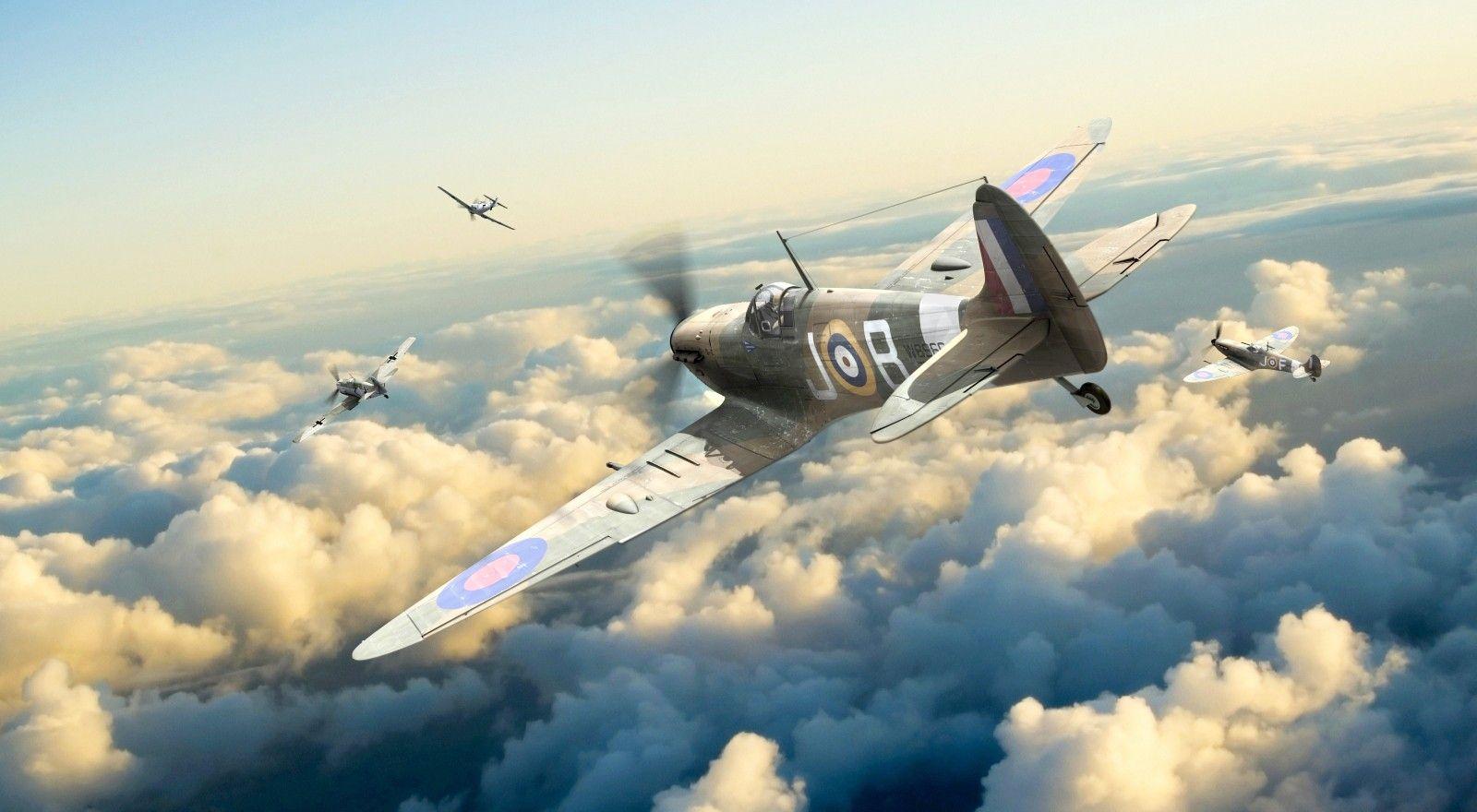 Battle of Britain, #Supermarine Spitfire, #Messerschmitt Bf 109