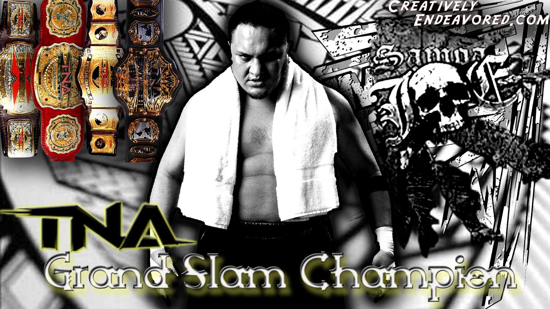 Wallpaper Wednesday: Samoa Joe “Grand Slam Champion” Wallpaper