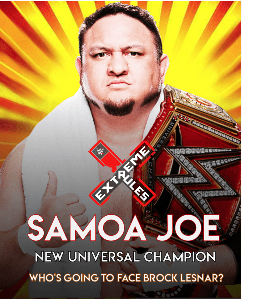 Extreme Rules (Samoa Joe Poster)
