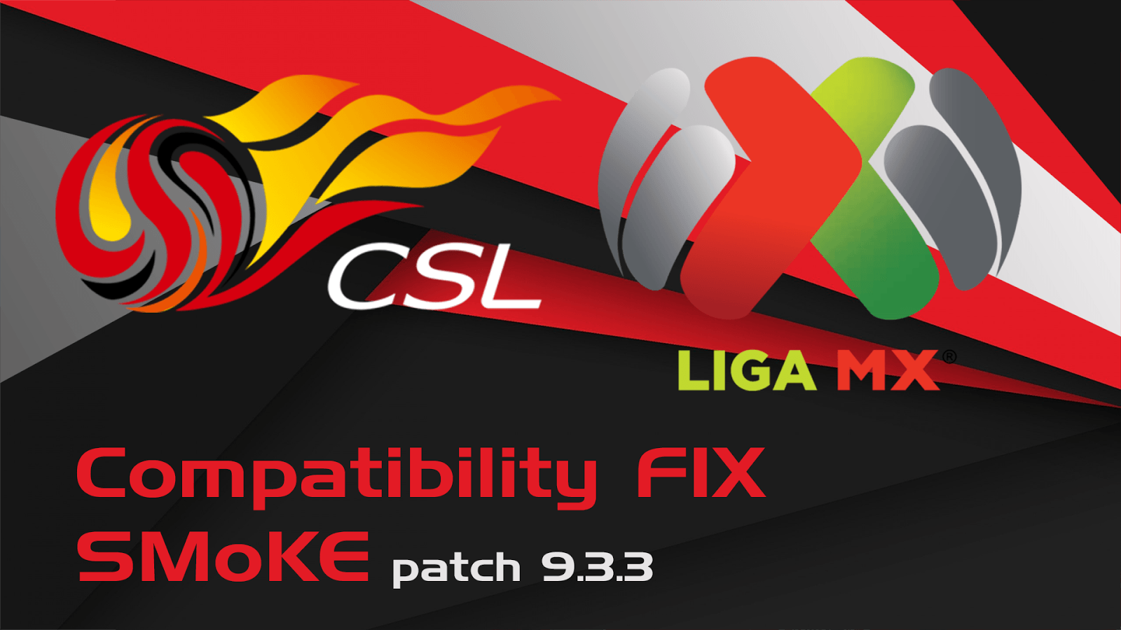 PES 2017 Liga MX and CSL compatibility fix for version 9.3.3