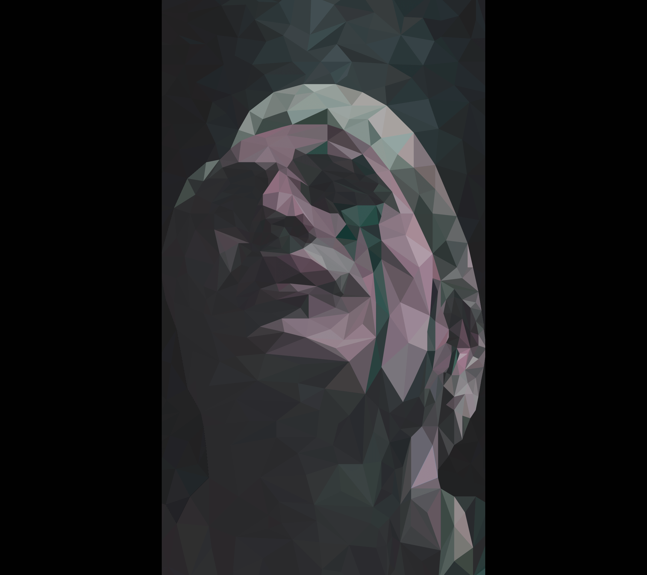 I made a Low Poly phone wallpaper of Mads Mikkelsen in Death