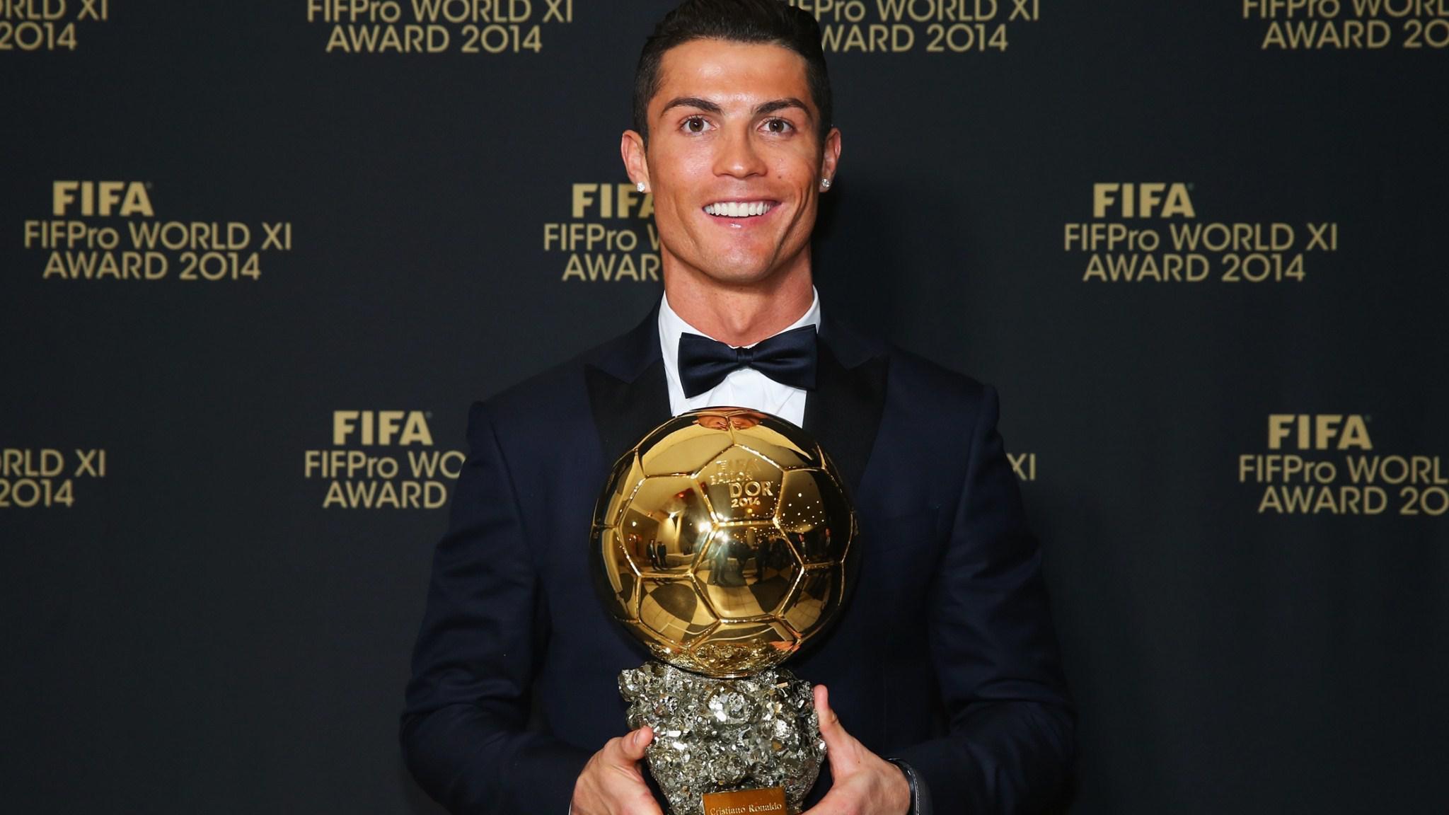 Ballon D'Or Cristiano Ronaldo Wallpapers Wallpaper Cave