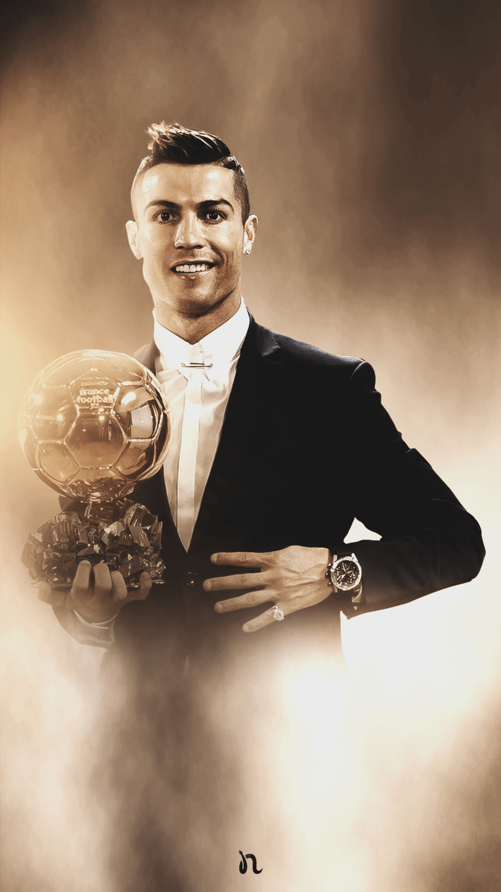 Mobile Wallpaper. Ronaldo d'Or