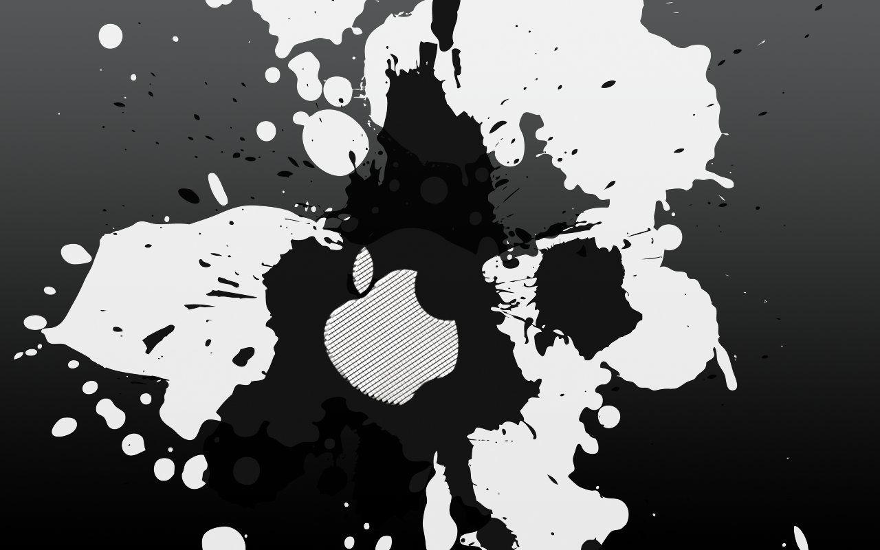 Apple Logo Splash Wallpaper