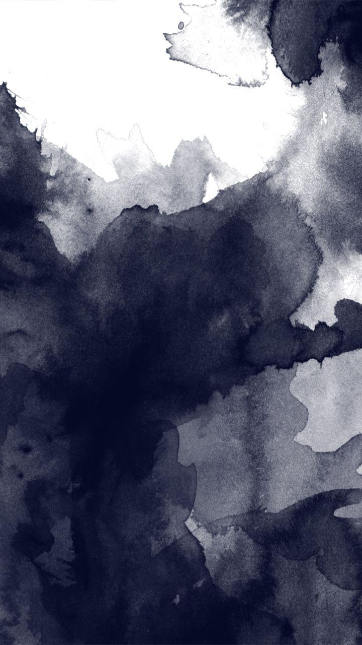 Black and white watercolor abstract art. Tap to see more