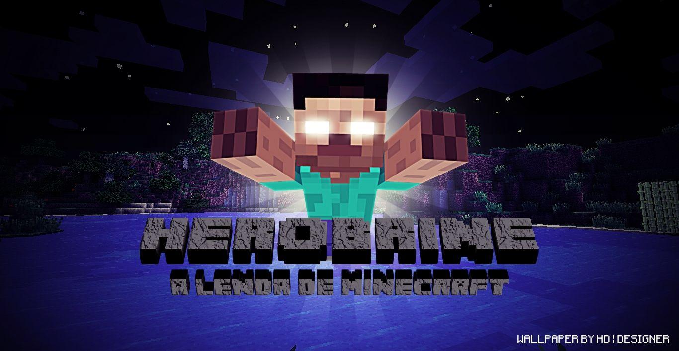 desktop herobrine wallpaper