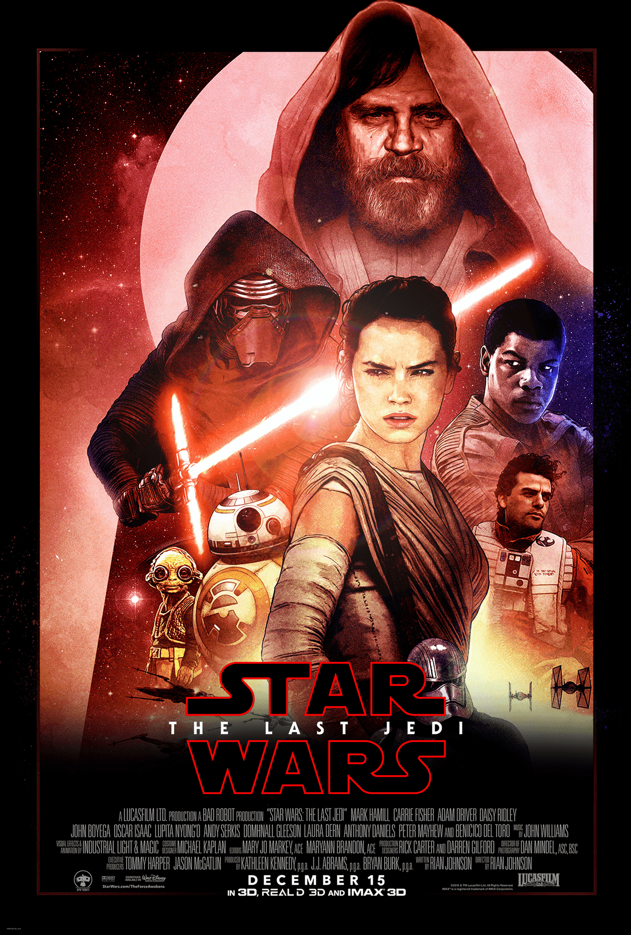 Star Wars: The Last Jedi Poster Mockup