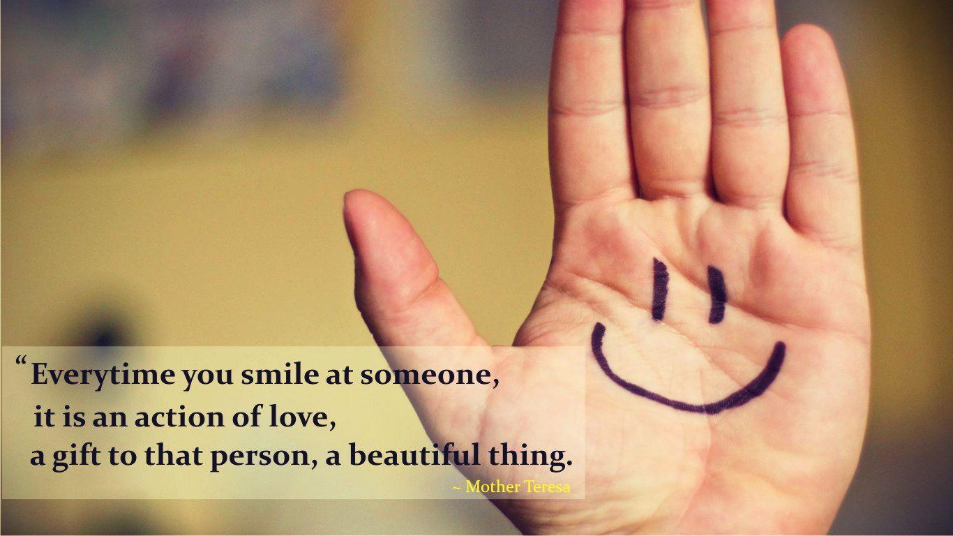 Cute Quote About Smile. Words. Smile, HD wallpaper