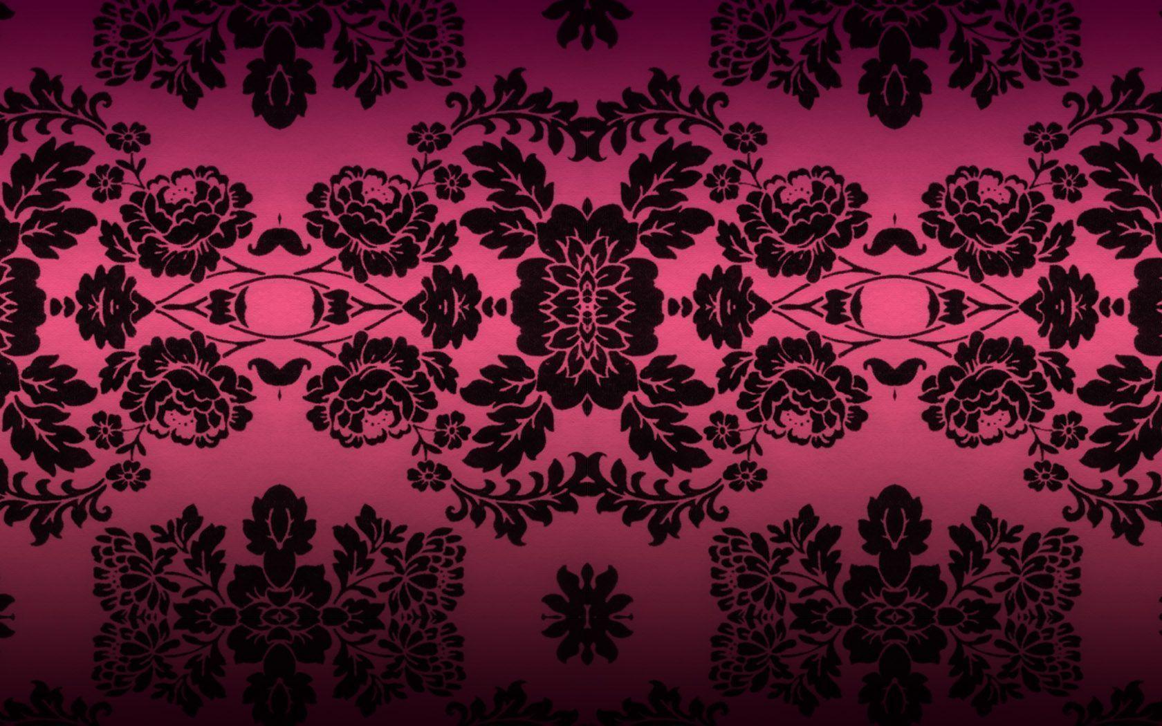 Pink And Black Wallpaper