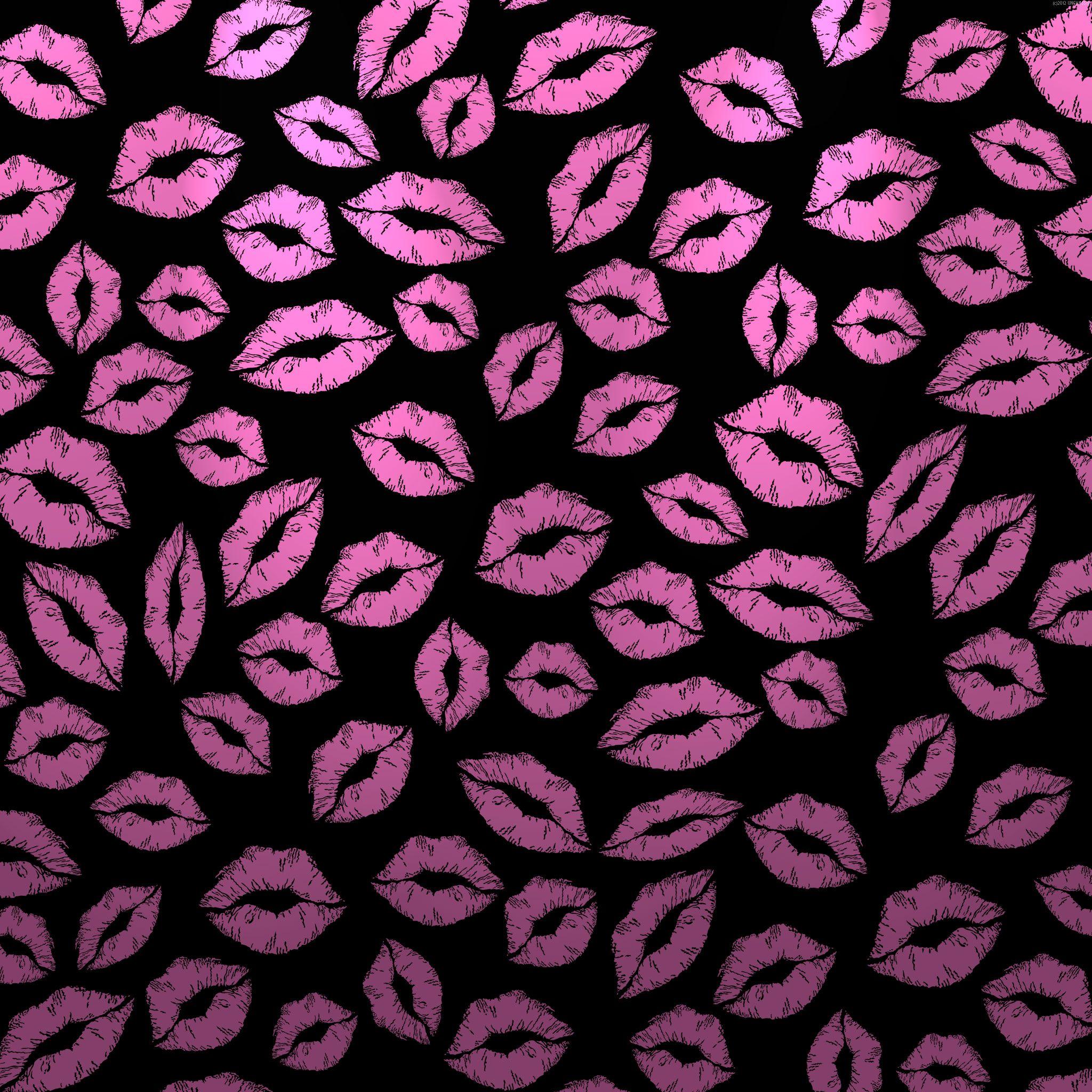 Pink and Black Wallpaper Background