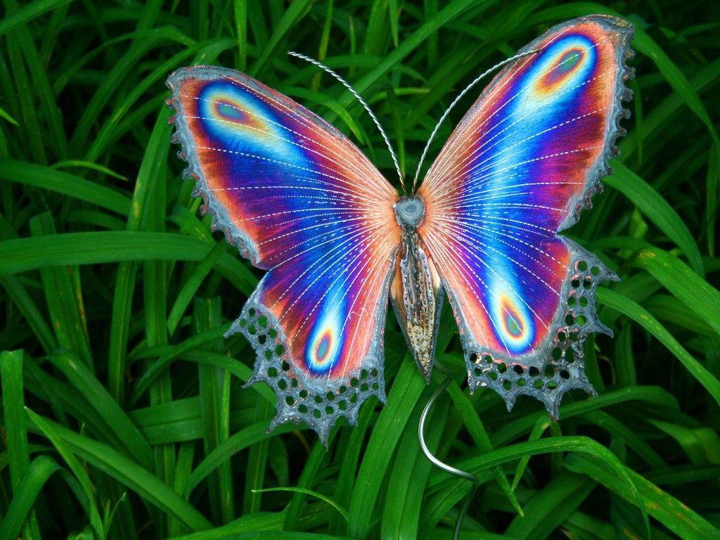 Artificial butterfly wallpaper and image, picture