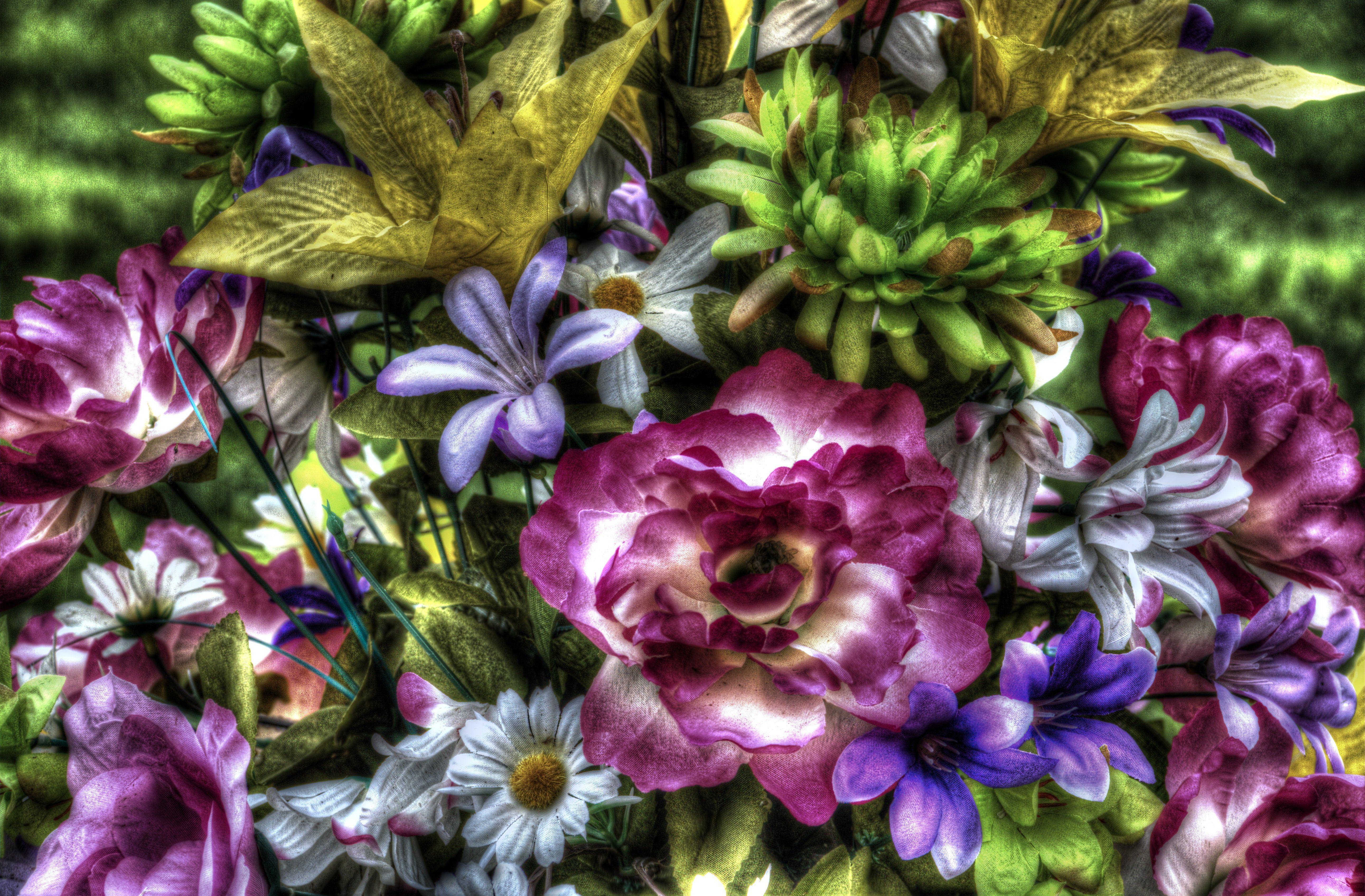 artificial flowers A1 Desktop Wallpaperk HD