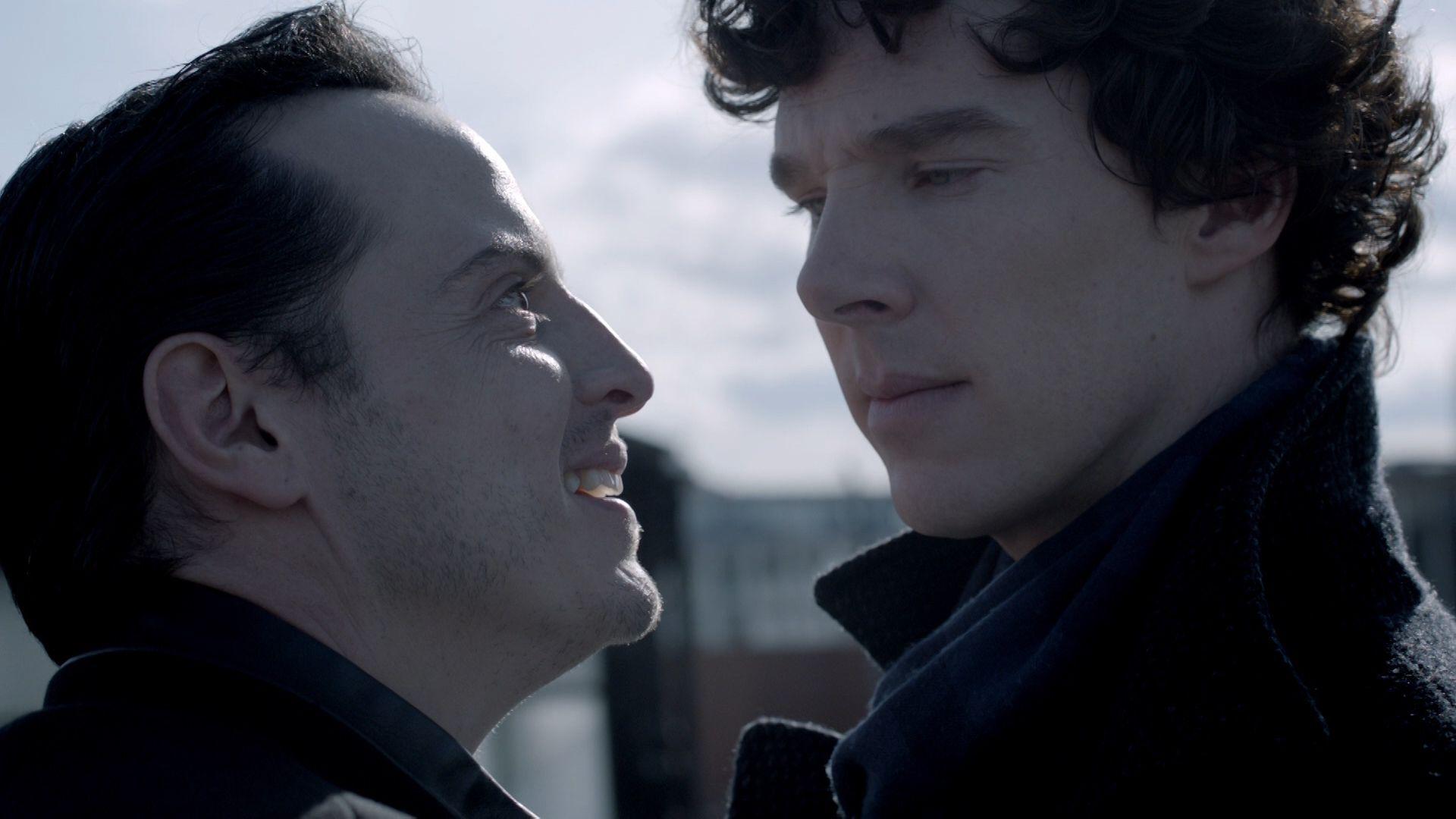 BBC Sherlock: Jim Moriarty and Andrew Scott