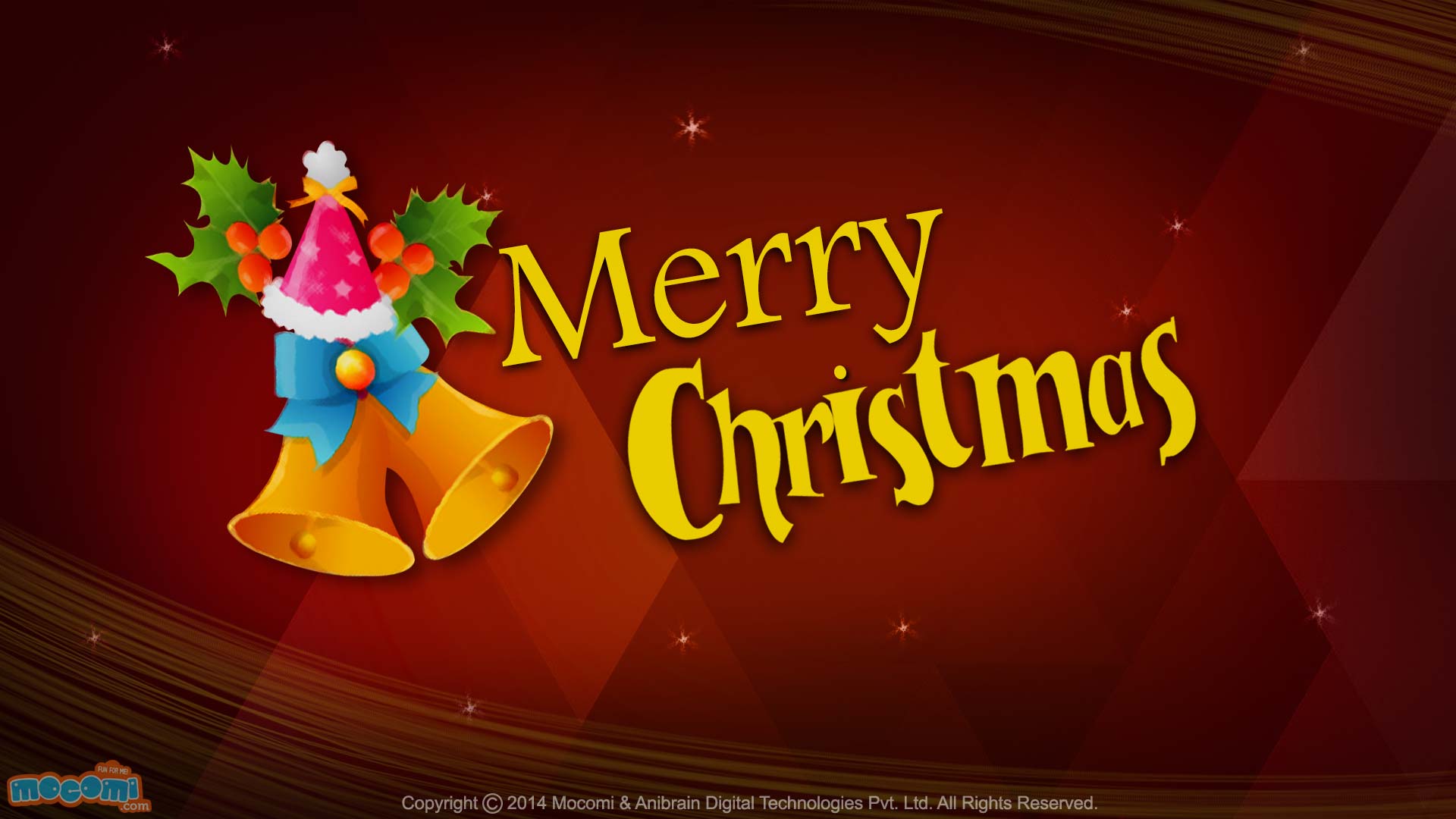 Merry Christmas- Bells Wallpaper for Kids