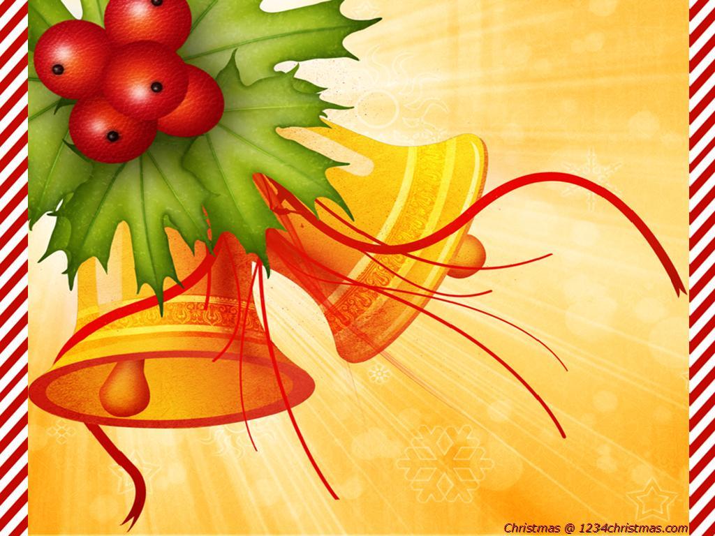 Christmas Bells Wallpaper for Free Download