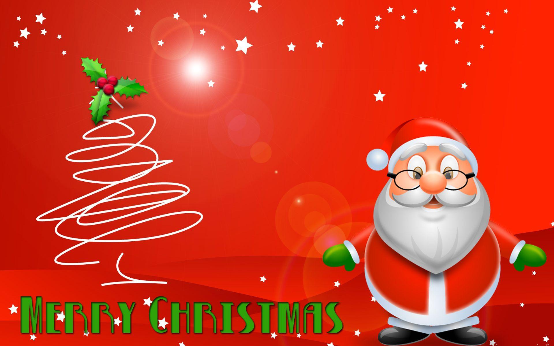 Merry Christmas Santa Claus Image Picture Wallpaper 2017