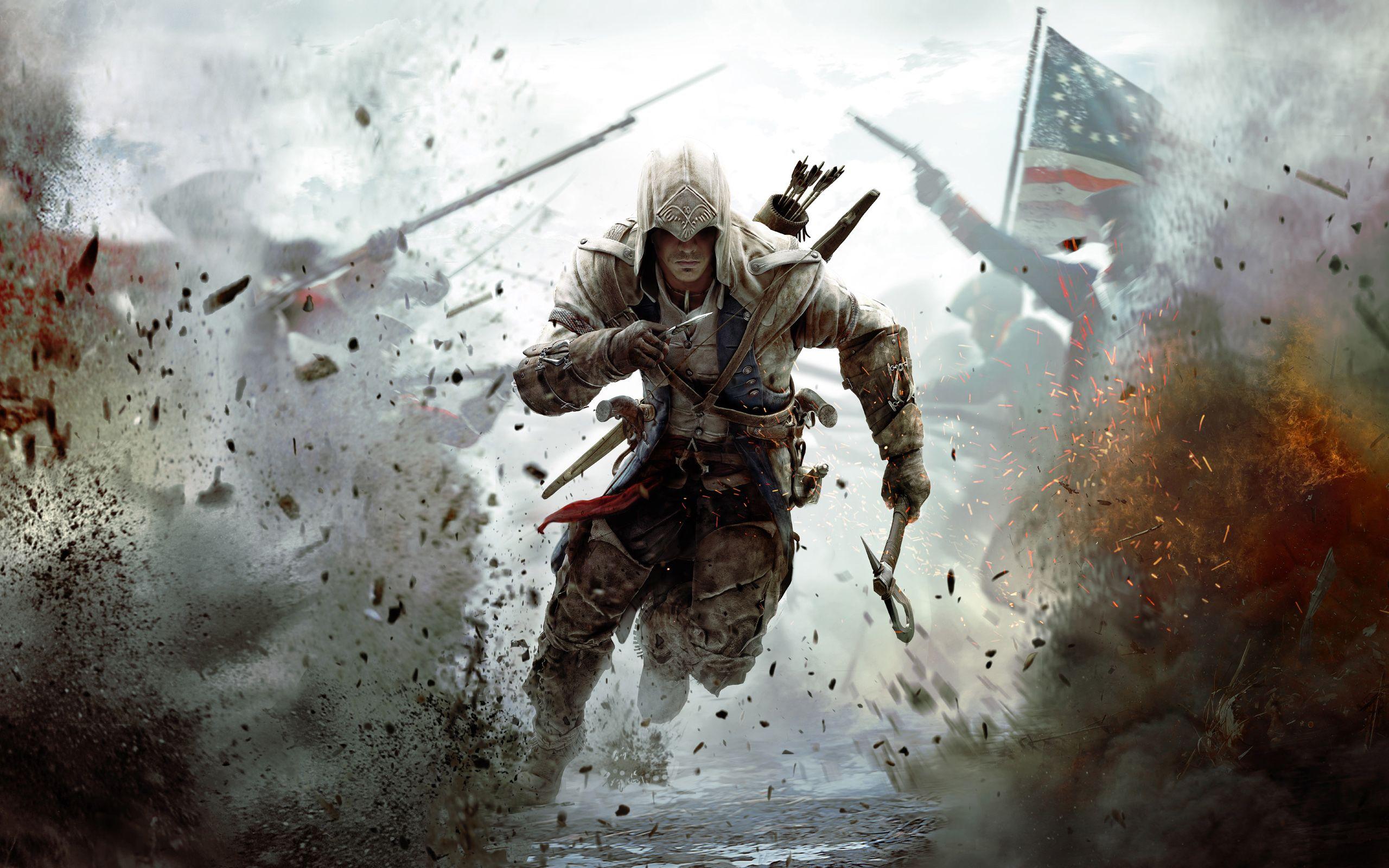 Assassins Creed 3 Battle Sprint Desktop Wallpaper