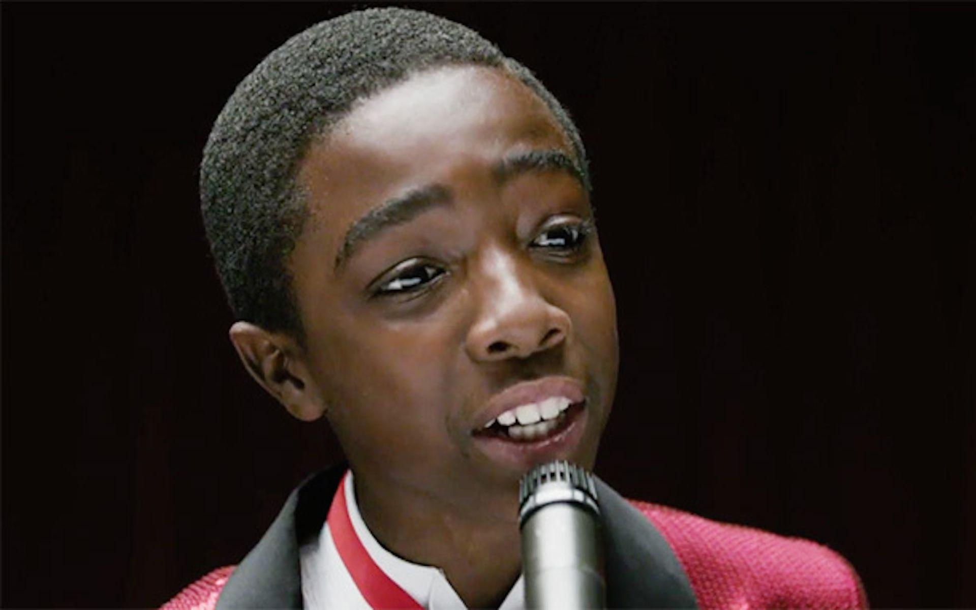 Watch Stranger Things' Caleb McLaughlin play a young Ricky Bell
