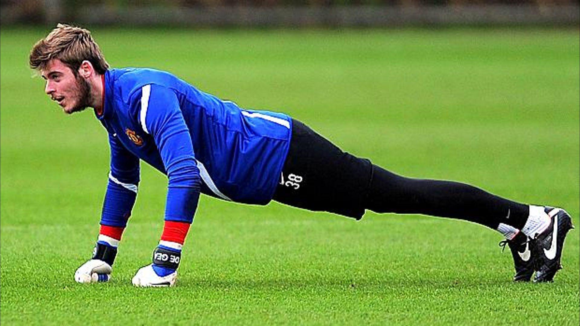 David De Gea Goalkeeper Training Manchester United