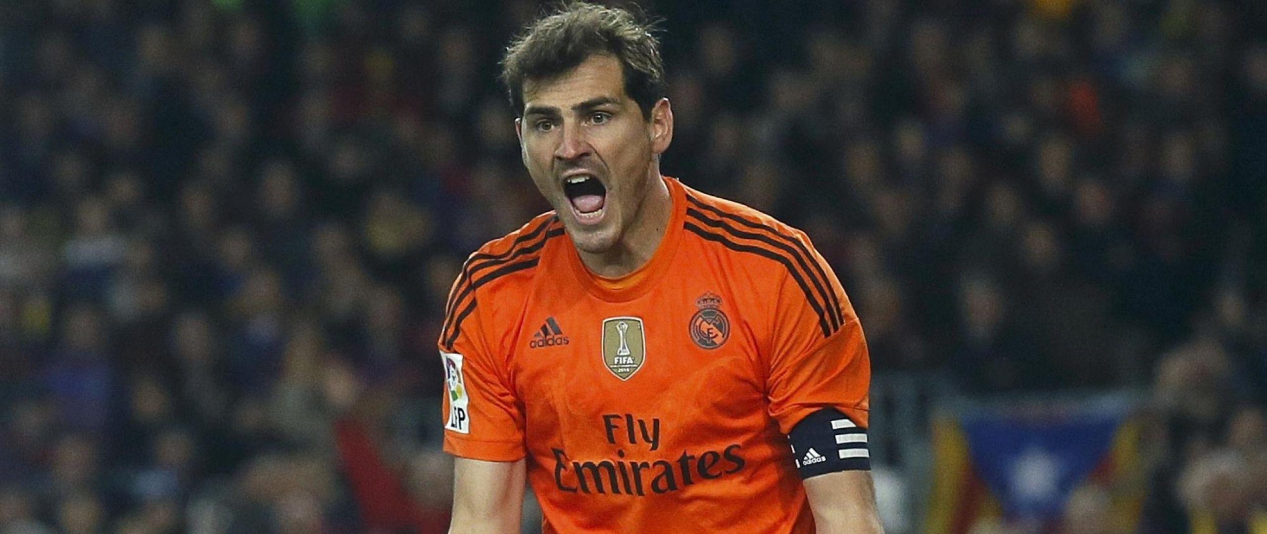 HD Background Iker Casillas Soccer Player Real Madrid Orange