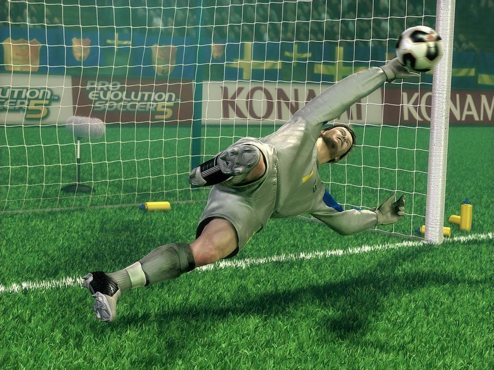 Pro Evolution Soccer 5 goalkeeper Wallpaper