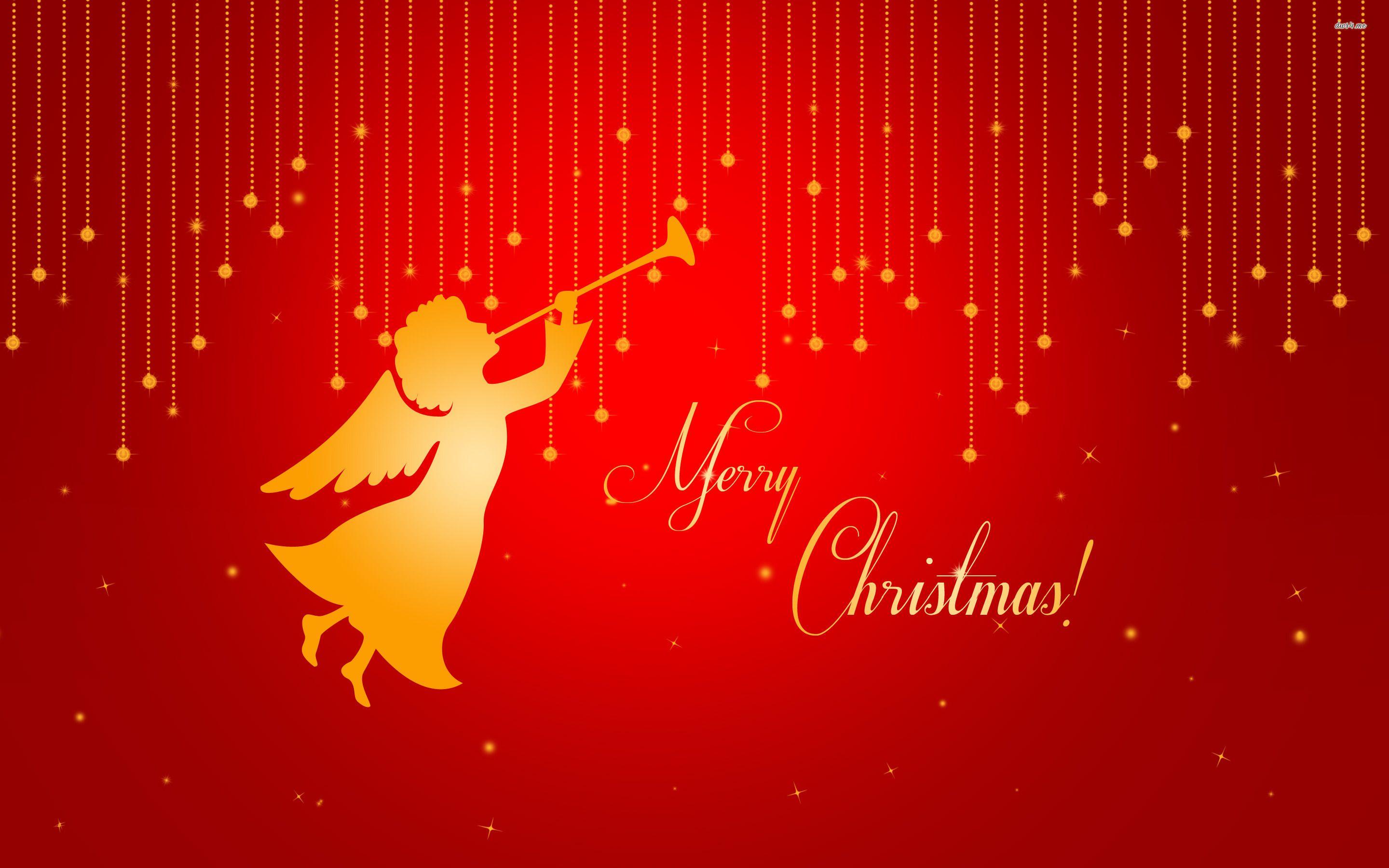 Christmas Angels Powerpoint Background