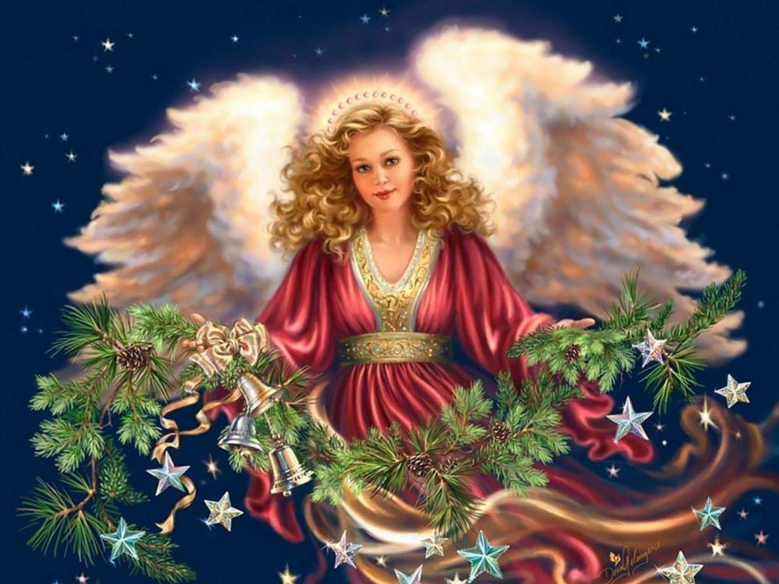 Christmas Angels Wallpapers - Wallpaper Cave