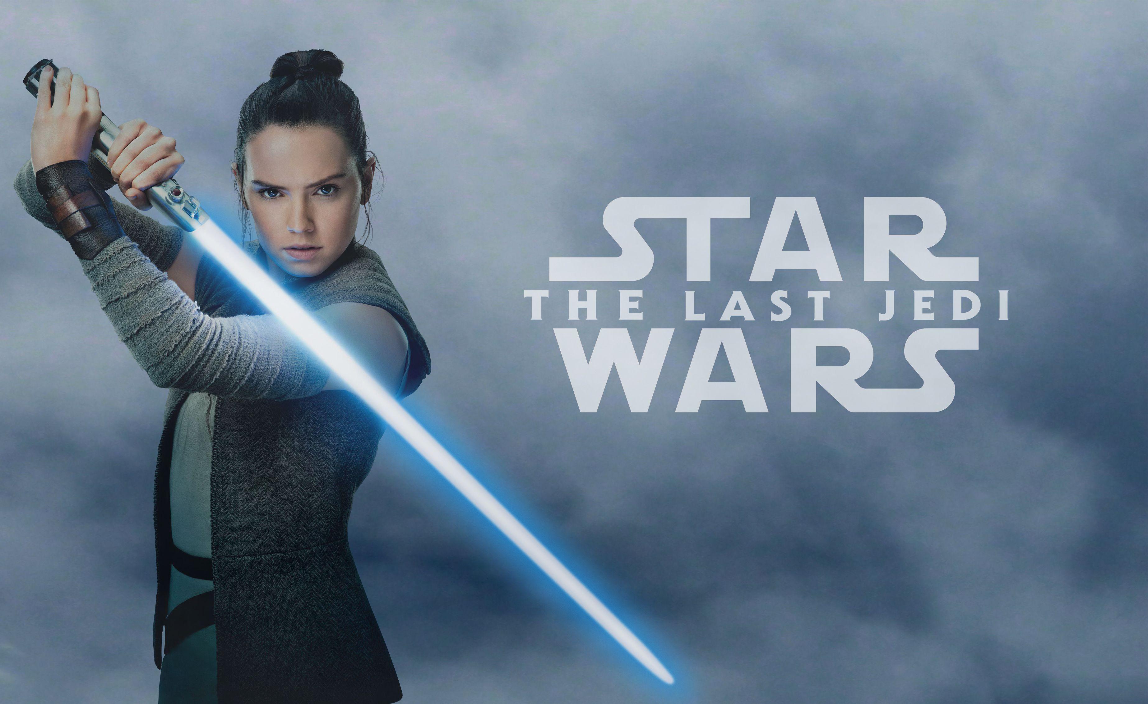 Wallpaper Rey, Daisy Ridley, Star Wars: The Last Jedi, HD, 4K