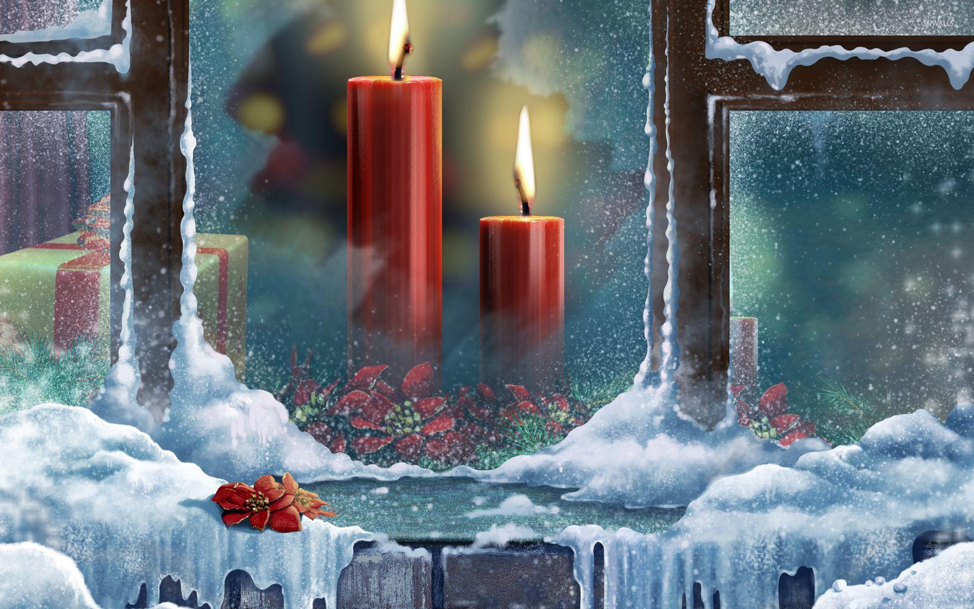 Christmas candles [4] wallpaper wallpaper