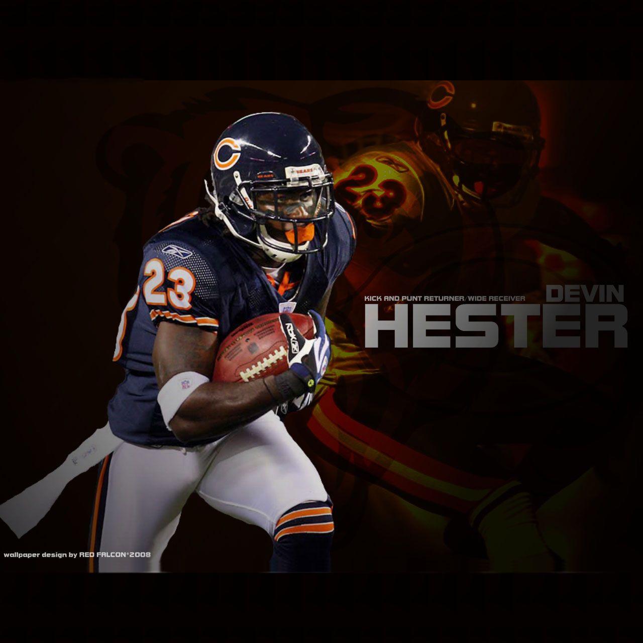 Chicago Bears Devin Hester 23 Tablet wallpaper and background