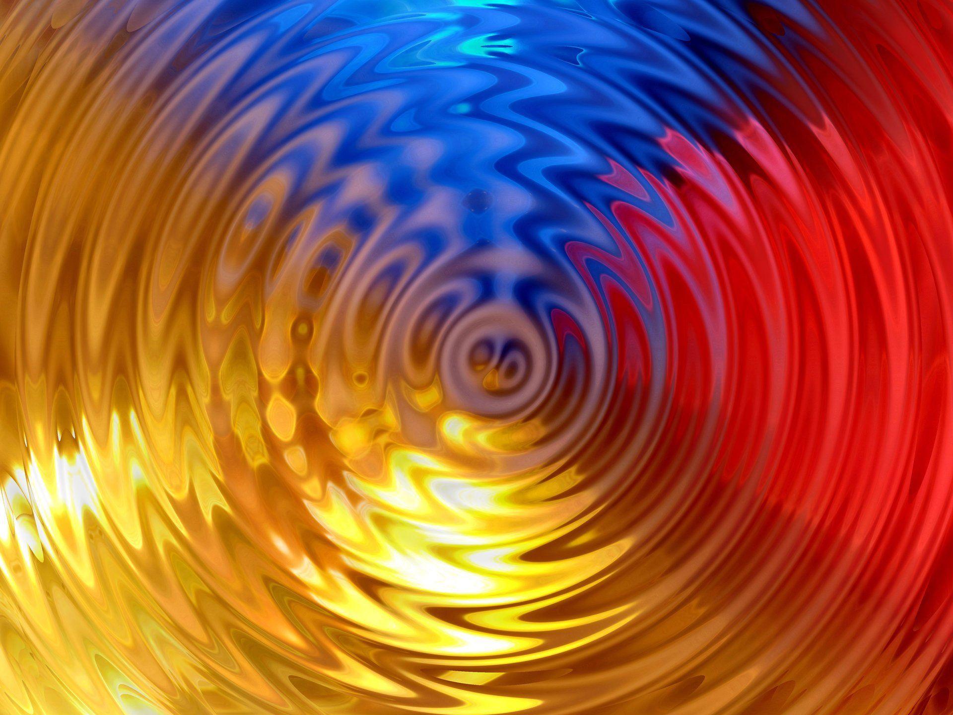 colorful water rings ripples background following water ripple
