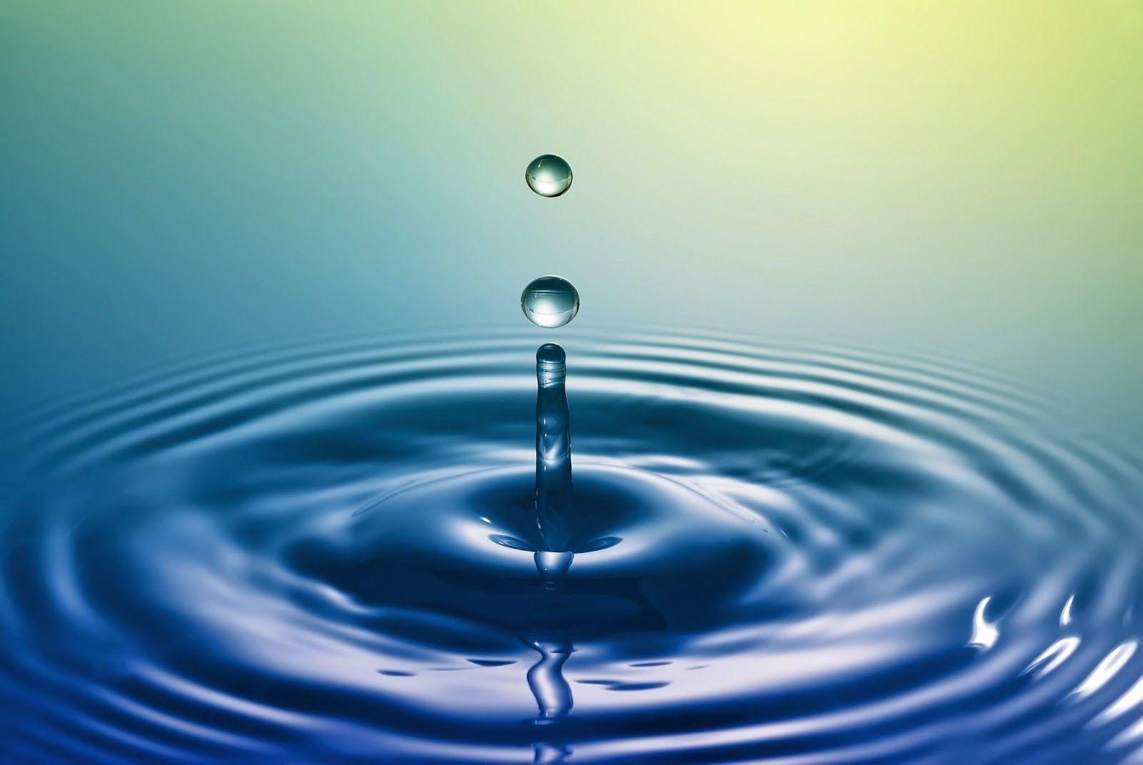 Water Drop And Ripple Wallpaper