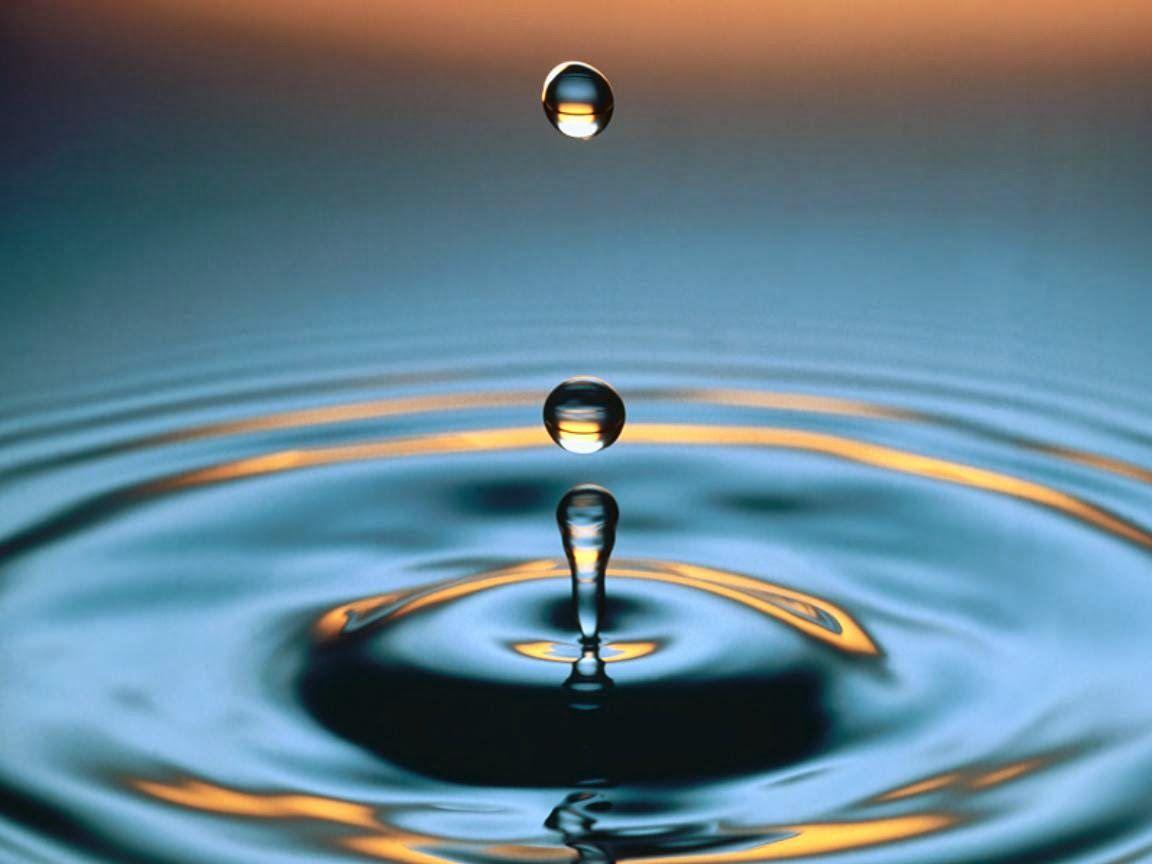 Water Drop And Ripple Wallpaper