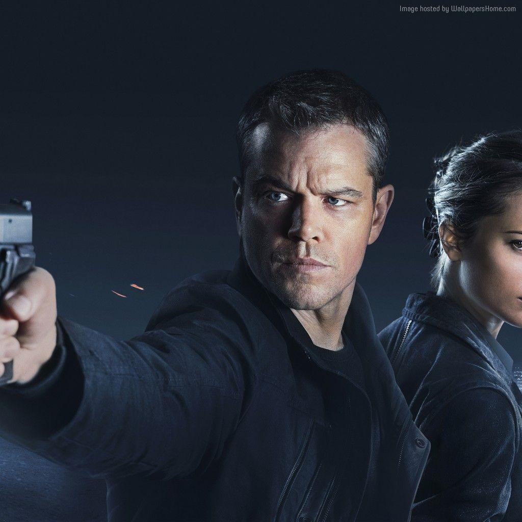 Wallpaper Jason Bourne, Bourne Matt Damon, Alicia Vikander