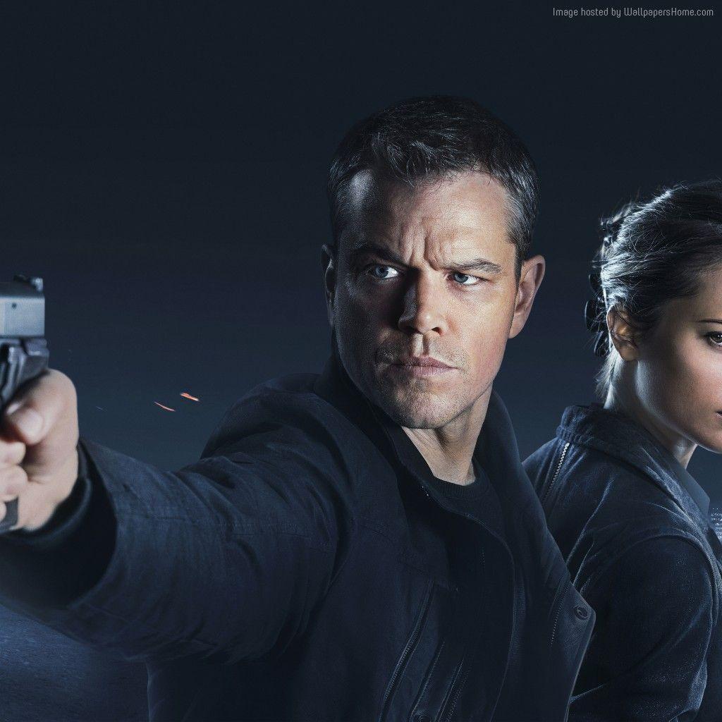 Wallpaper Jason Bourne, Bourne 5, Matt Damon, Alicia Vikander