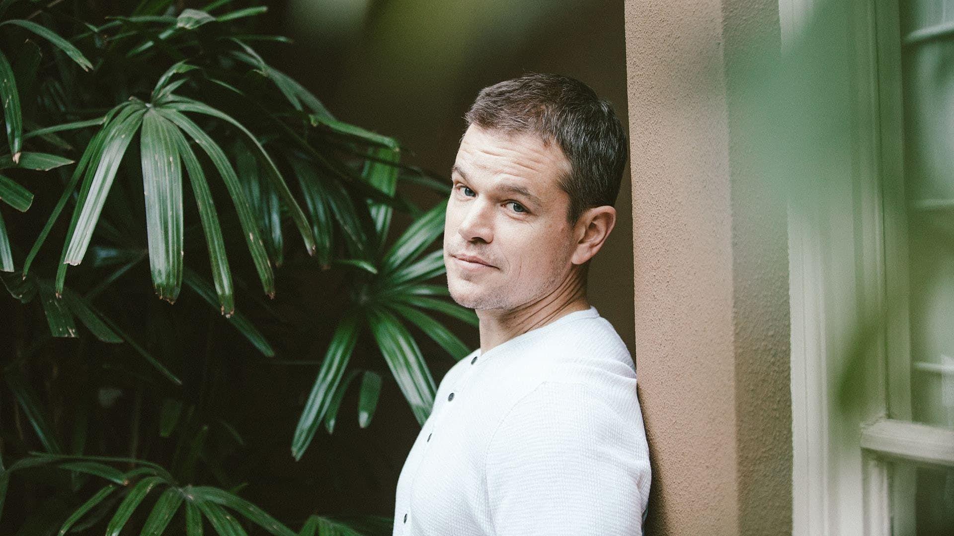 Matt Damon Cool And Stylish Full HD Wallpaper