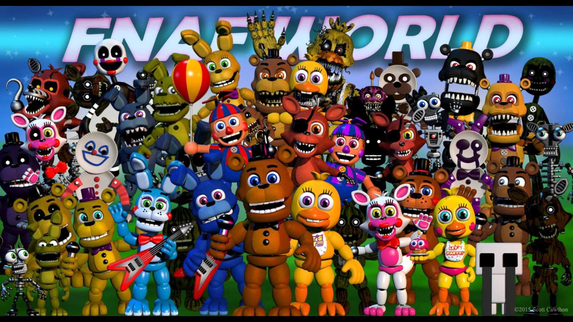 every fnafworld anamatronic