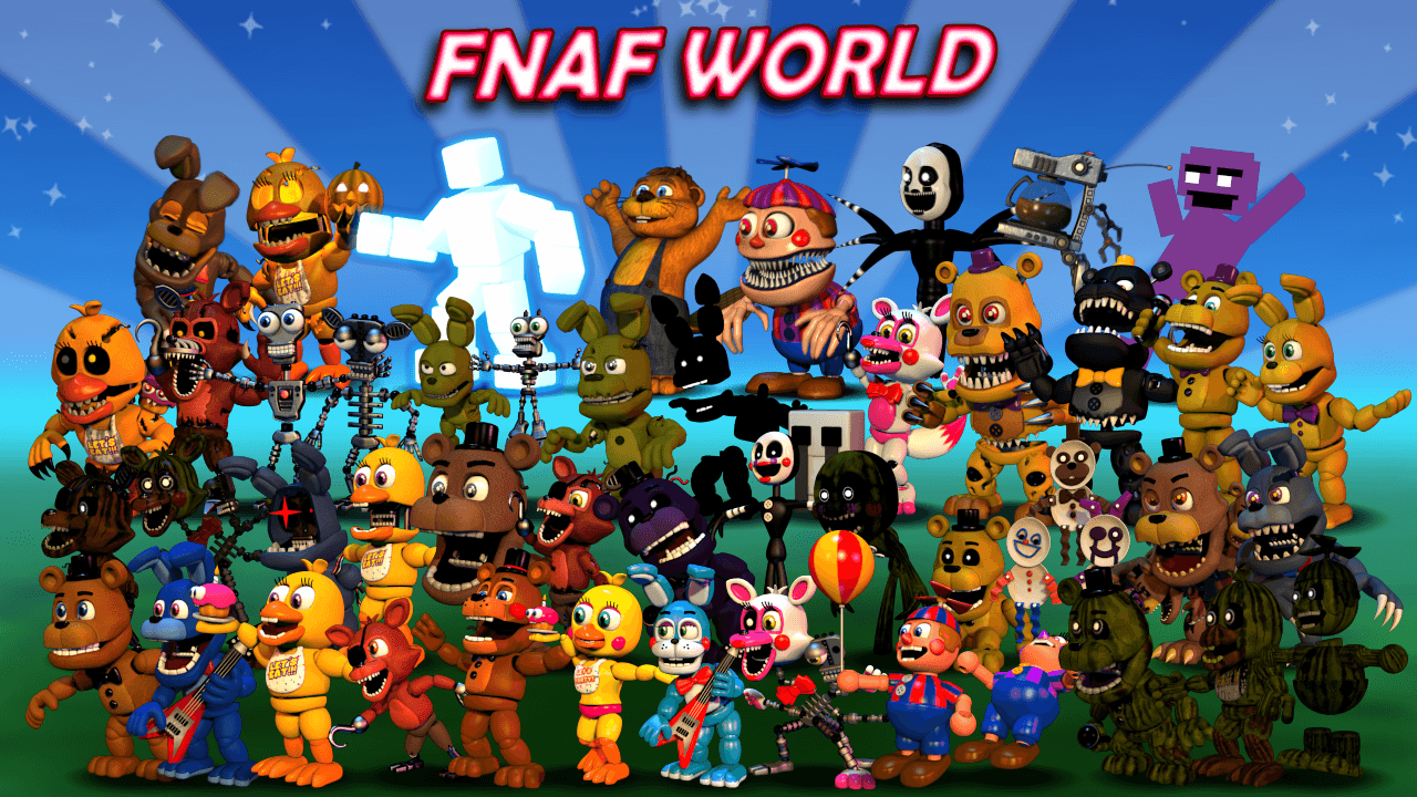 Five Nights at Freddy's FNaF World #4K #wallpaper #hdwallpaper #desktop