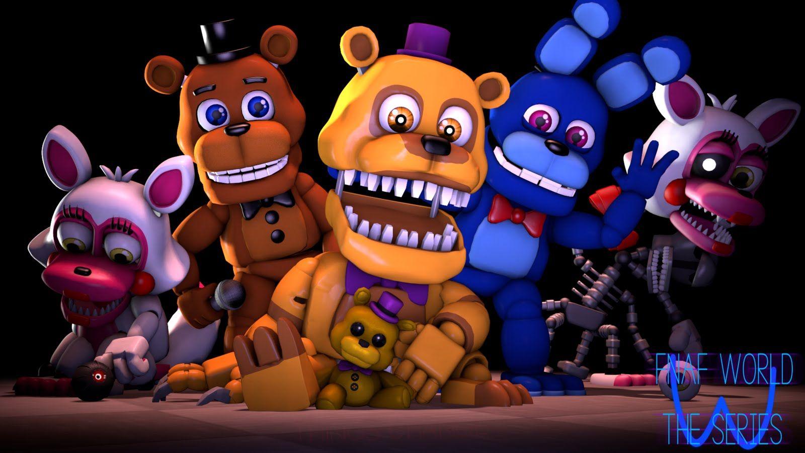 fnaf world wallpaper by Plushtrap_ - Download on ZEDGE™