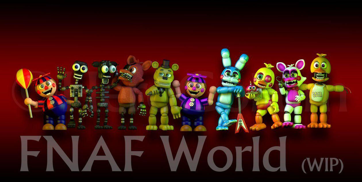 Fnaf, fnaf world, squad, HD phone wallpaper