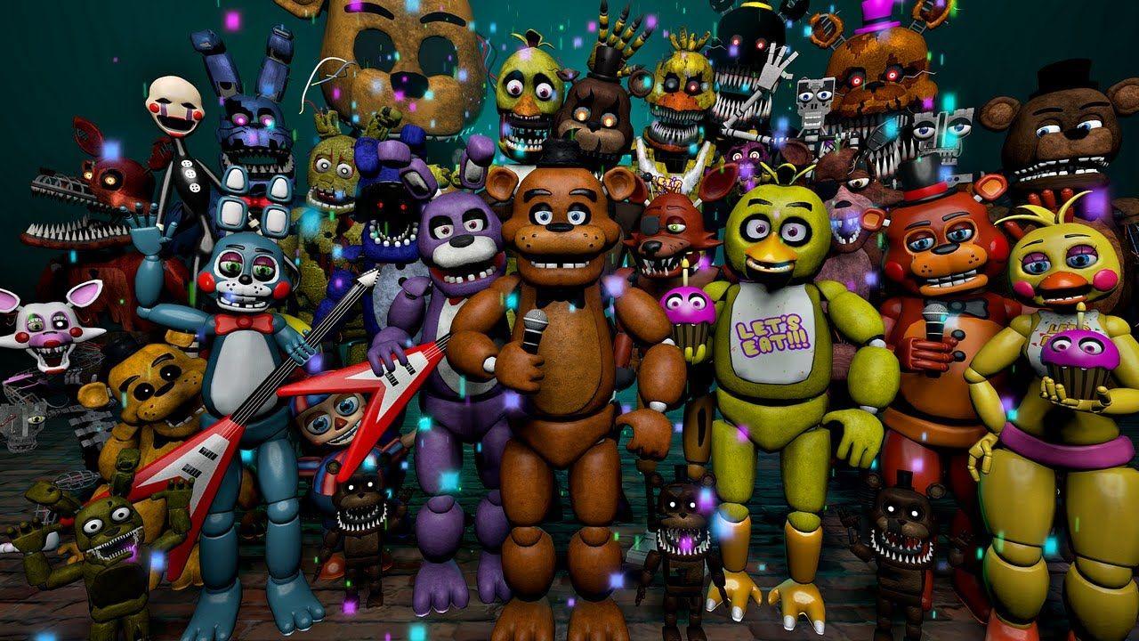 Five Nights at Freddy's FNaF World #1080P #wallpaper #hdwallpaper #desktop