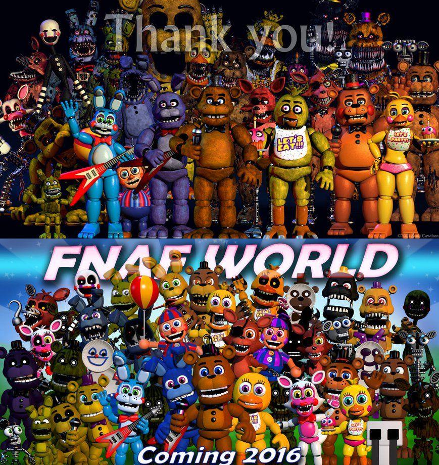 Five Nights at Freddy's FNaF World #4K #wallpaper #hdwallpaper #desktop