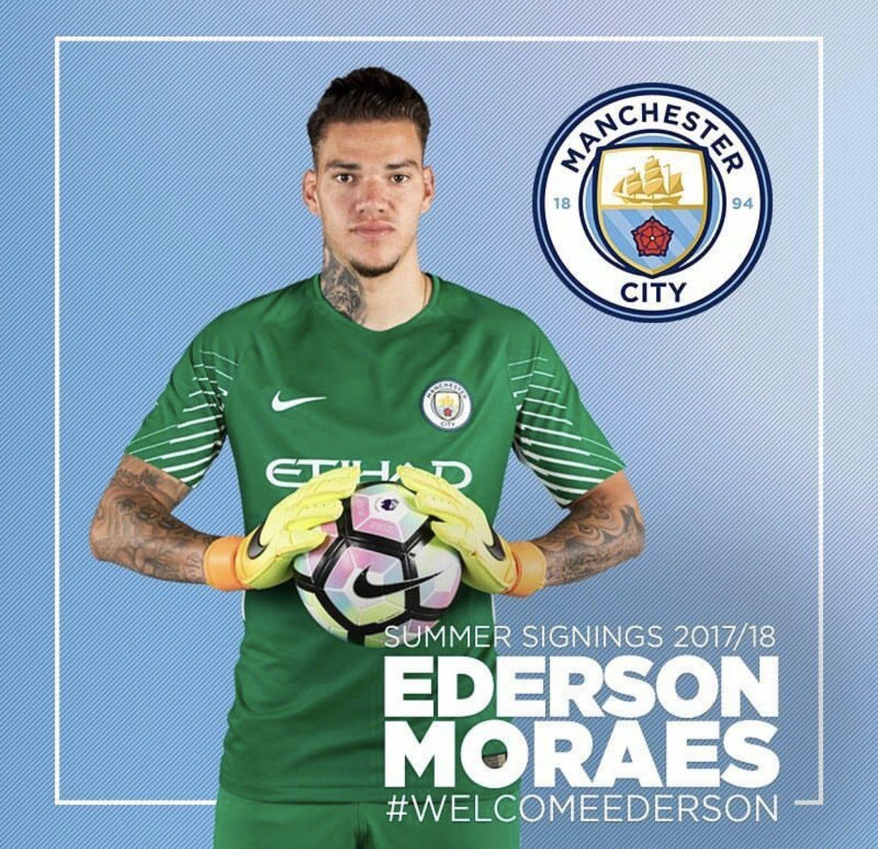 Welcome to Manchester Ederson Moraes #mcfc #manchester. Soccer