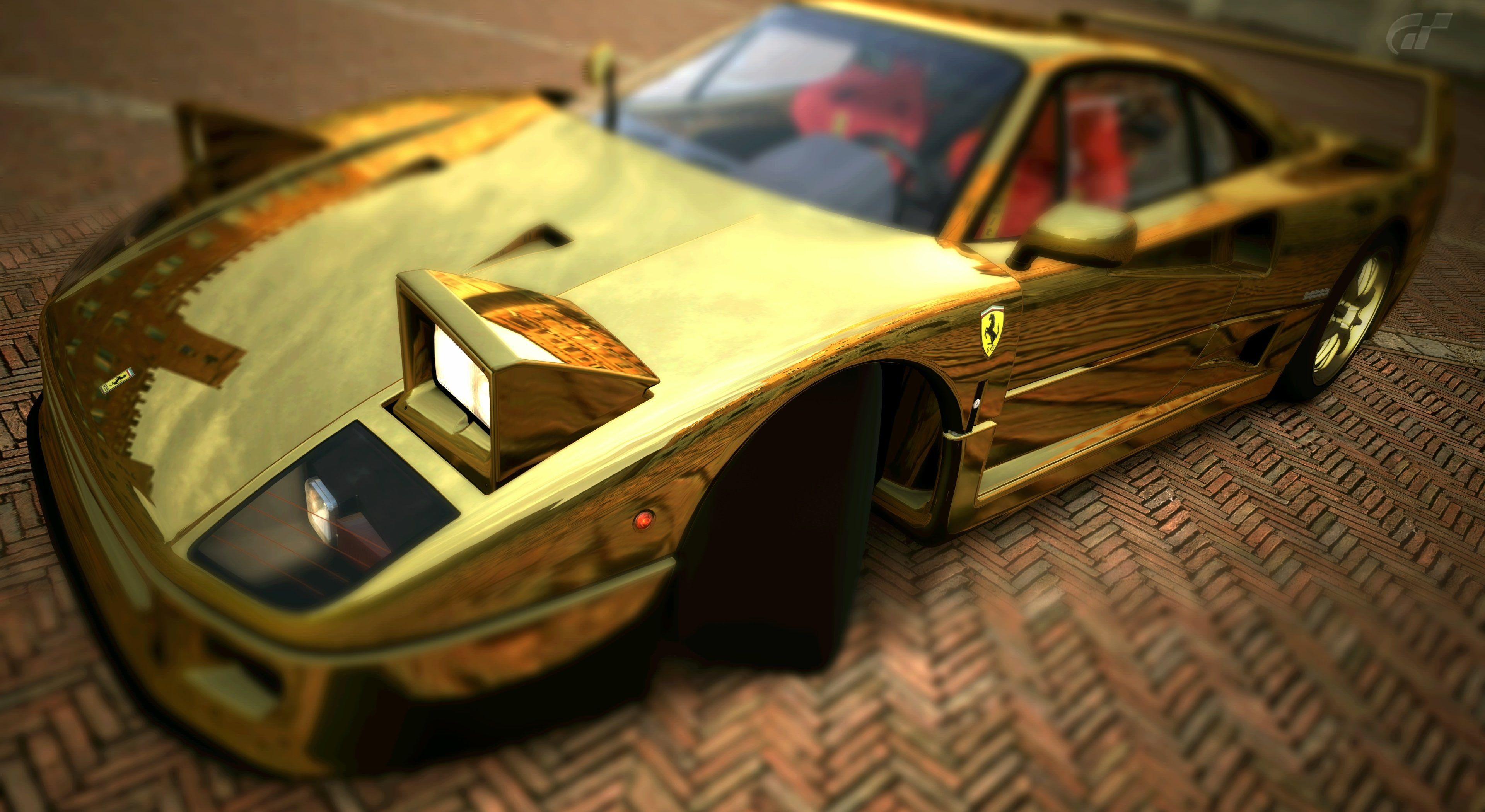 image of Ferrari F40 Gold HD - #SC